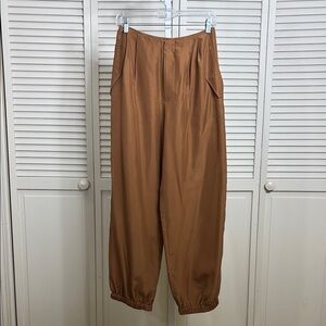 Ulla Johnson Lagenlook Balloon Barrel Leg Jogger Pants Size 2